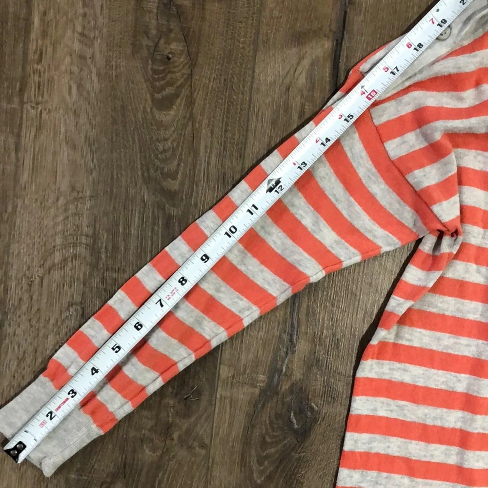 J. CREW Pima Cotton Striped Boatneck Sweater